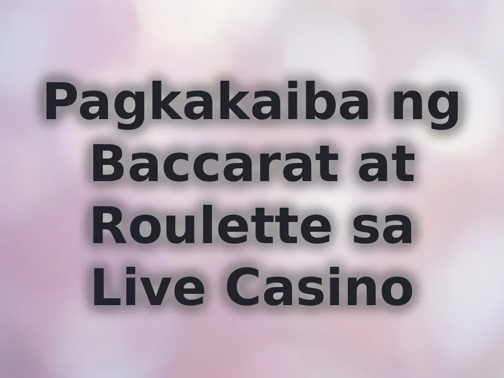 Live Casino Comparison